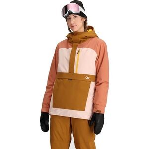 NWT Outdoor Research Sienna and Bronze Snowcrew Anorak Jacket
